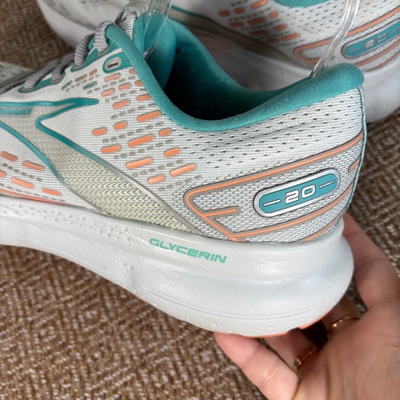 Brooks Running Shoes Womens 10.5 Wide Glycerin 20 Gray Sneaker Road Training GUC - Picture 6 of 11